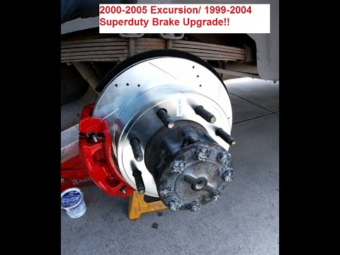 2000-2005 Excursion/ 1999-2004 Superduty Brake Upgrade