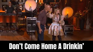 Kelly Clarkson &amp; Dwayne Johnson Duet Don&#39;t Come Home A-Drinkin&#39; By Loretta Lynn