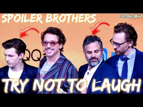 Avengers 4: Endgame Cast Continuously Roasts Spoiler Brothers - Tom Holland & Mark Ruffalo