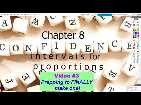 AP Statistics: Chapter 8, Video #3 - Confidence Interval for One Proportion
