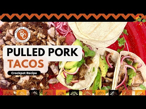 Pulled Pork Tacos 🌮 | Crockpot Recipe