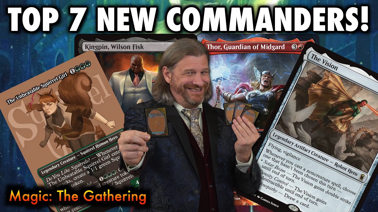Top 7 Best New Commanders From Marvel Super Heroes | Magic: The Gathering