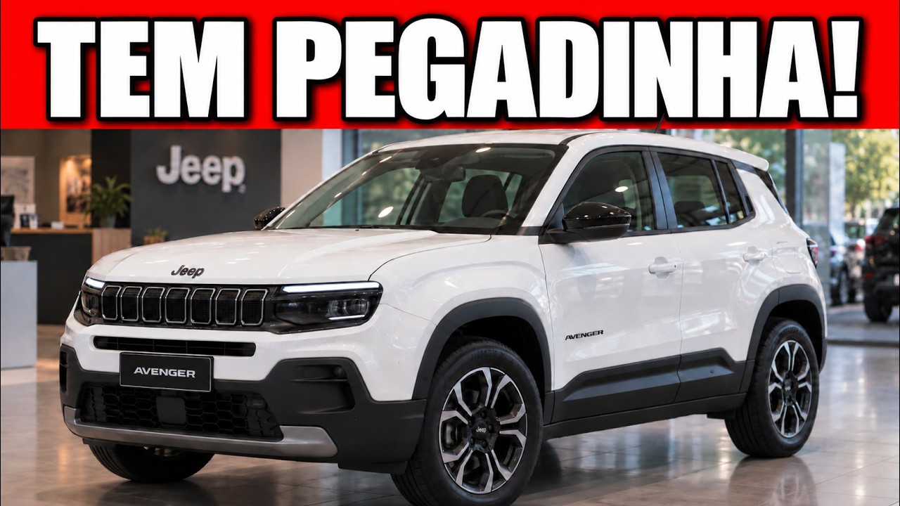 🚨 JEEP AVENGER CHEGOU! SÓ A VERSÃO MAIS BARATA VALE A PENA? 🚨