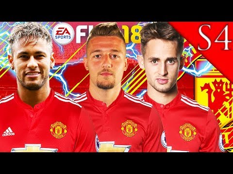 NEYMAR, MILINKOVIC-SAVIC, JANUZAJ SIGN! FIFA 18: MANCHESTER UNITED CAREER MODE S4 #1
