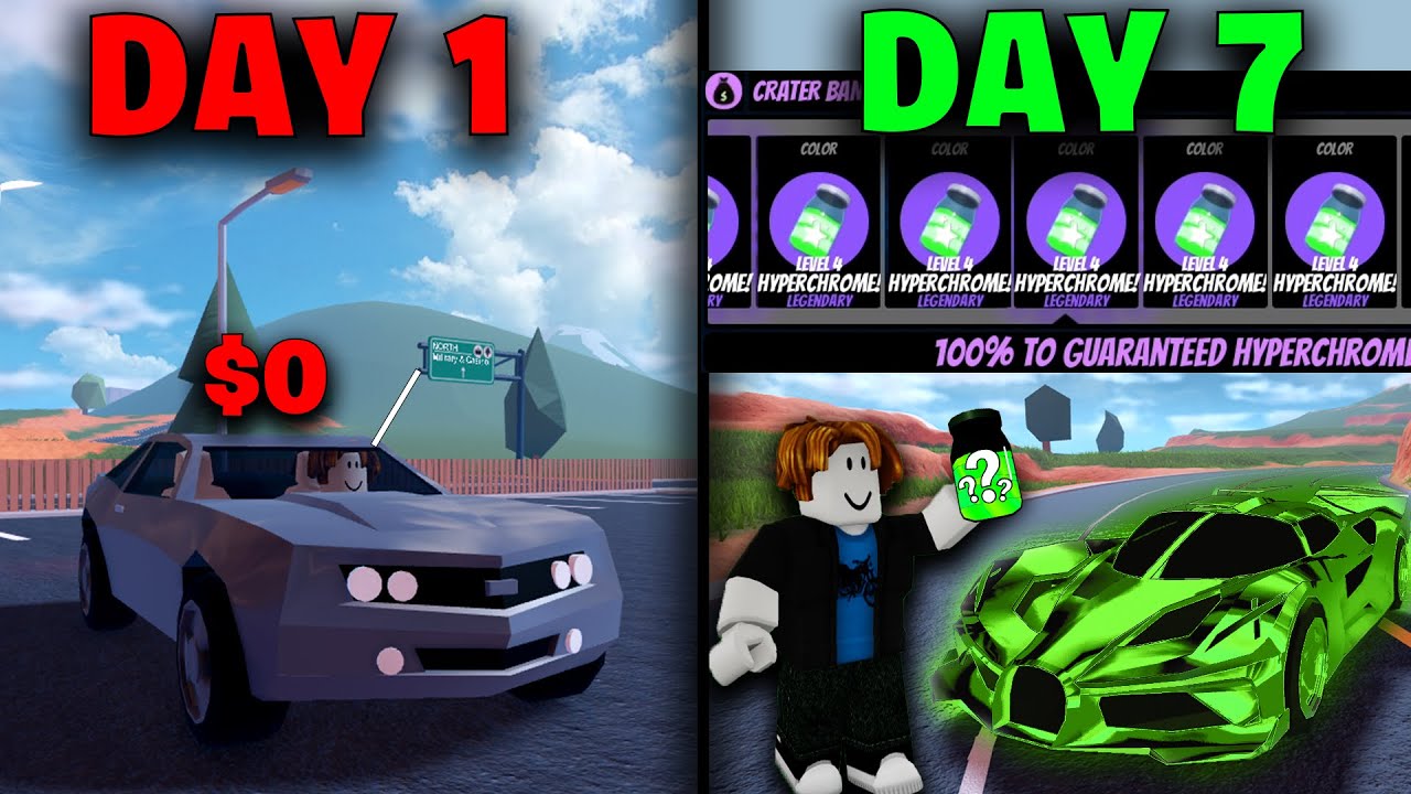 I Spent 7 Days Trading Inside Roblox Jailbreak
