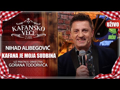 NIHAD ALIBEGOVIC - KAFANA JE MOJA SUDBINA | UZIVO | (ORK. GORANA TODOROVICA) | 2023 | KAFANSKO VECE