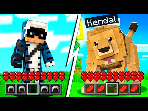 MI TRASFORMO IN TUTTI GLI ANIMALI SU MINECRAFT - ITA