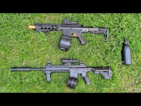 M416 Gel Blaster VS M4 Gel blaster 2022 - Electric Splatter Ball Toy Gun