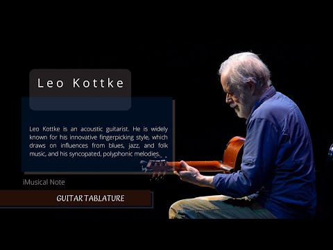 Guitar TAB - Leo Kottke : Bean Time | Tutorial Sheet Lesson #iMn