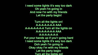 T-Pain feat. Ne-Yo - Turn all the lights on ( LYRICS )