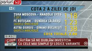 COTA 2 este aici: Profit cu ultimele doua variante oferite!