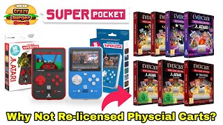 Why Atari & Technos Super Pockets and NOT Re-licensed Pyhsical Evercade Carts??