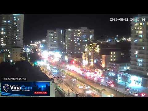 Viña del Mar EN VIVO 🇨🇱 Cámara urbana | Chile Live Webcam
