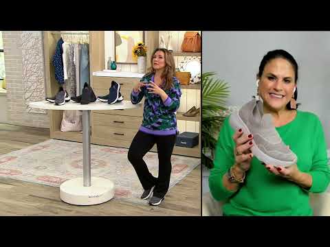 Clarks Cloudsteppers Slip-On Knit Sneaker - Circuit Path on QVC