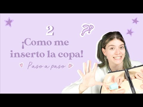 ¿Cómo insertar la copa menstrual? - Paso a paso 💖