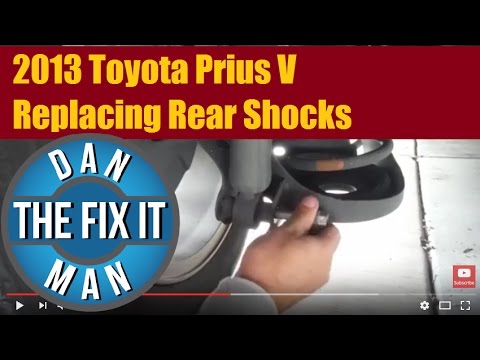 2013 Toyota Prius V Replacing Rear Shocks
