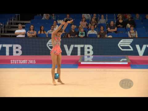Lili MARGARITISZ (HUN) 2015 Rhythmic World Stuttgart - Qualifications Ball