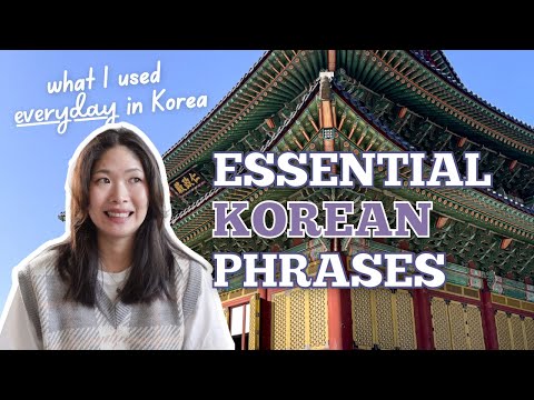 top korean phrases to know for tourists (what I actually used everyday!!)