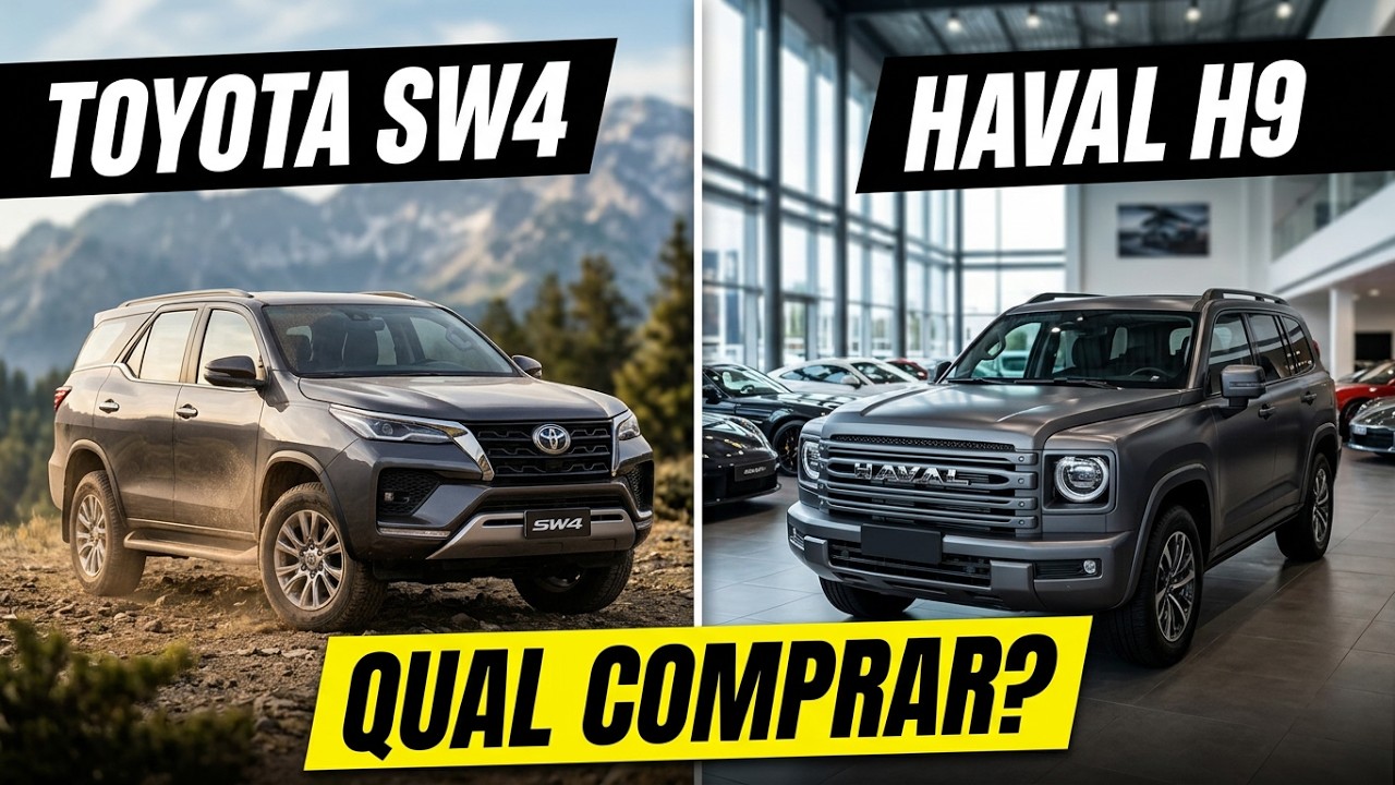 TOYOTA SW4  X GWM HAVAL H9 - COMPARATIVO