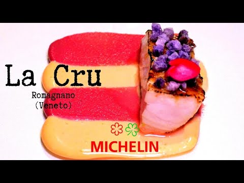 A cena al ristorante La Cru, 1 stella Michelin ⭐ (e pernotto in suite a Villa Balis Crema)