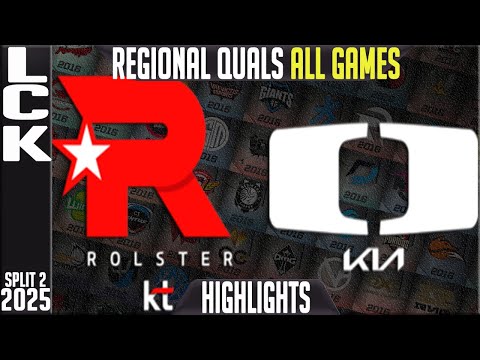 KT vs DK Highlights ALL GAMES | LCK MSI Regional Qualifiers 2025 | KT Rolster vs Damwon KIA