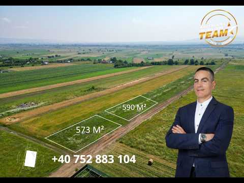 2 terenuri intravilane construibile aproape de Sfantu Gheorghe — Video