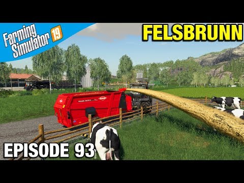 STRAW BLOWING Farming Simulator 19 Timelapse - Felsbrunn FS19 Episode 93