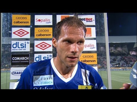 End of match interview: AS Nancy-Lorraine - SC Bastia (1-2) / 2012-13