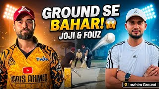 JOJI & FOUZ DESTROYED THE BOWLERS | Ibrahim Ground Tape Ball Cricket