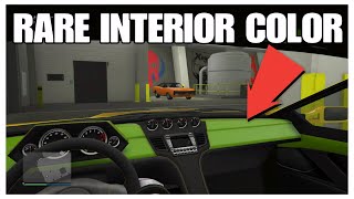 GTA5 HOW TO GET RARE INTERIOR COLOR SOLO AND EASY AND FAST