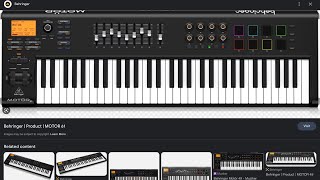 Video thumbnail for Remote control of the Behringer XR18 mixer from the Behringer Motör 61 by Marc Etienne