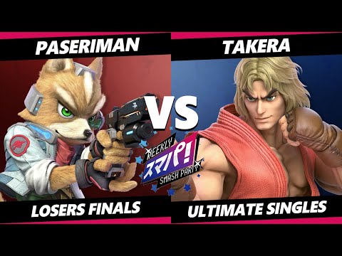 Sumapa 65 Losers Finals - Paseriman (Fox) Vs. takera (Ken) SSBU Ultimate Tournament