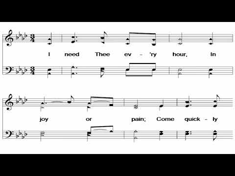 I Need Thee Every Hour - A Cappella Hymn