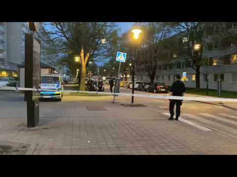 Stor polisinsats vid Malmvägen, Sollentuna