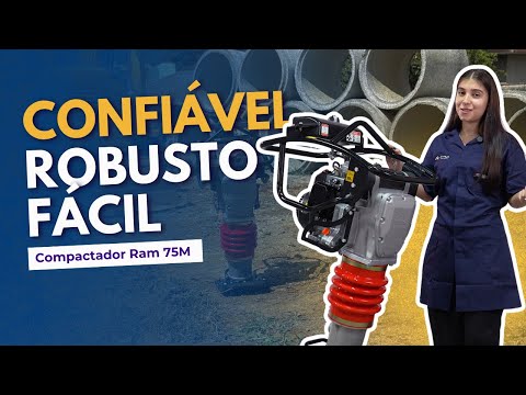 Compactador de Solo RAM75M Com Motor  165 CB MENEGOTTI-40860341 - Vídeo