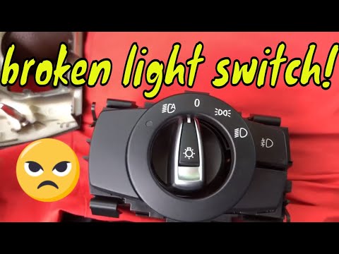 BMW E90 E91 E92 E93 Headlight Switch Button Replacement 325i 328i 330i 335i