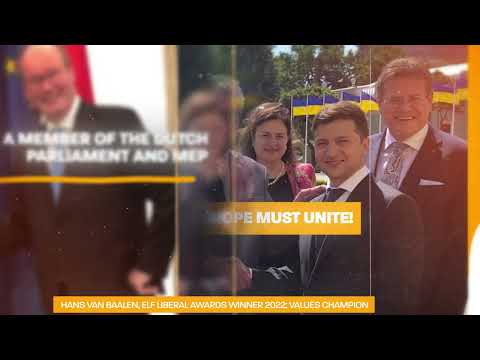 Liberal Awards Winner 2022 - Values Champion - Hans van Baalen