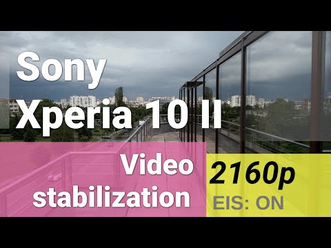 Sony Xperia 10 II 4K 2160p 30fps video sample - stabilization EIS