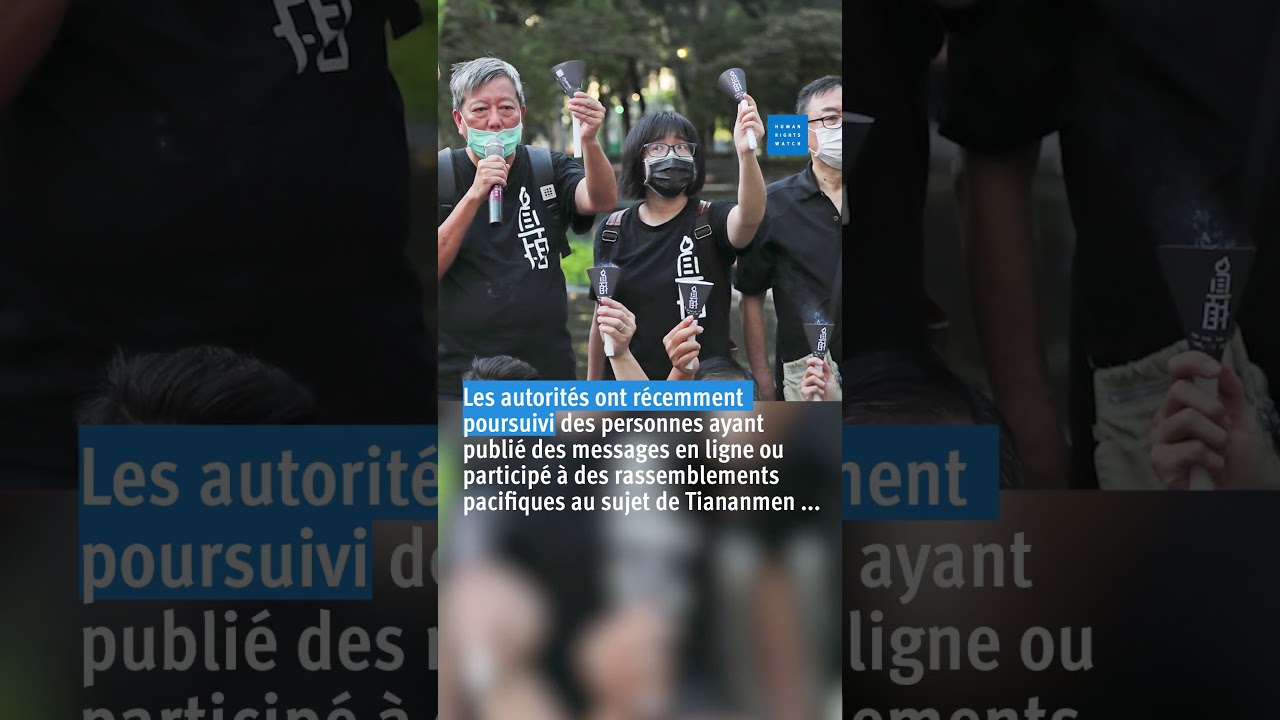 Chine : 35ème anniversaire du massacre de Tiananmen