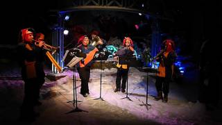 Brass band at Christmas, Old Quebec City (Let It Snow)