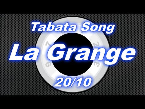 Tabata Song - La Grange / 20-10 Split | Workout timer: 8 Rounds With Vocal Cues