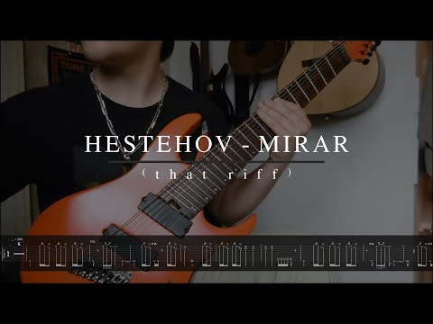 Hestehov - Mirar (that riff) cover (ON-SCREEN TABS)