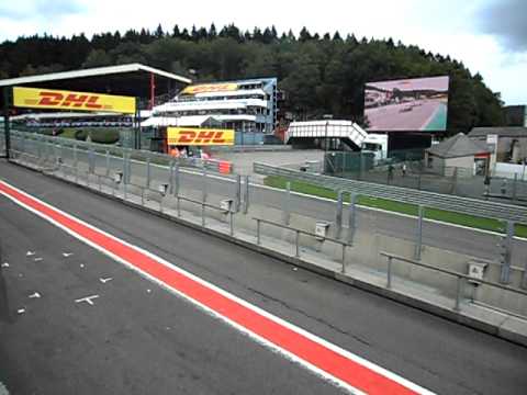 Premier tour du GP de Belgique 2011