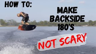 How To Make Backside 180&#39;s (Not Scary) : Wakeboard Instruction