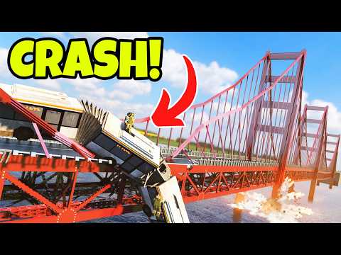 Trapping NPCs On A COLLAPSING BRIDGE! | Teardown