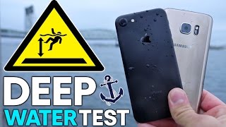 iPhone 7 vs S7 DEEP Water Test! How Deep Before It Dies?