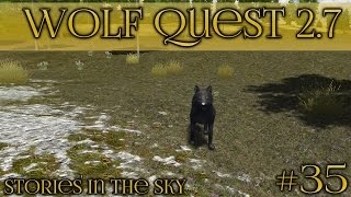 A Dark Stranger Wolf Appears!! 🐺 Wolf Quest 2.7 - Stories in the Sky 🐺 Episode #35