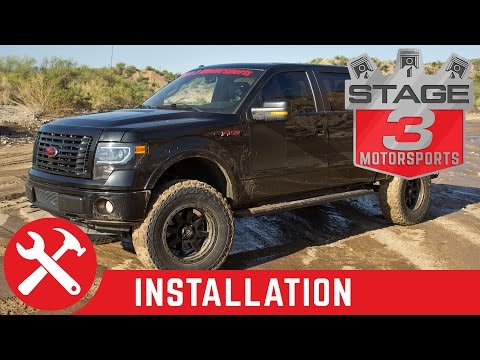 2009-2014 F-150 4WD Zone Offroad 6 inch Lift Kit Install