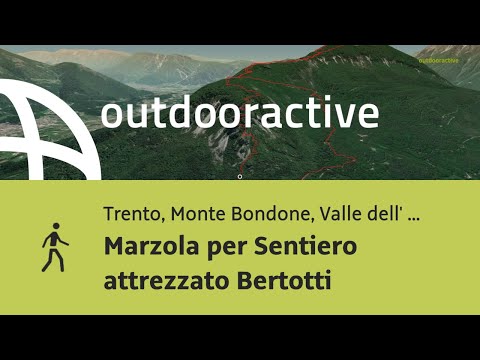 Escursione in Trento, Monte Bondone, Valle dellAdige: Marzola per Sentiero attrezzato Bertotti