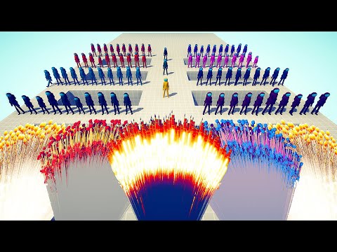 AMONG US CREWMATE vs TRIO GODS - Totally Accurate Battle Simulator TABS